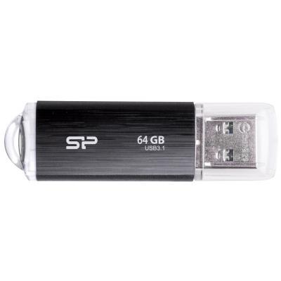 USB флеш накопитель Silicon Power 64GB Blaze B02 Black USB 3.1 (SP064G