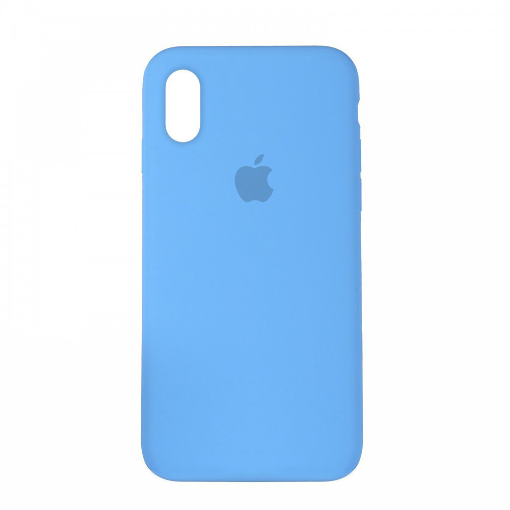 

Чехол Silicone Case Full Cover для iPhone XS Max Copy Blue, Голубой