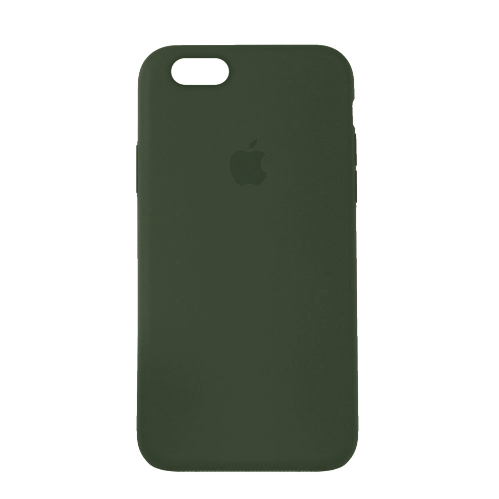 

Чехол Silicone Case Full Cover для iPhone 6 / 6S Plus Copy Olive, Темно-оливковый