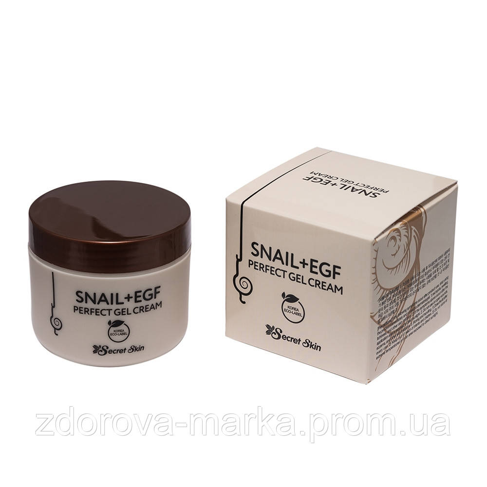 

Крем-гель для лица с муцином улитки Secret Skin Snail + EGF Perfect Gel Cream 50g