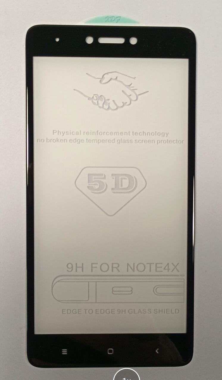 Захисне скло Optima 5D for Xiaomi Redmi Note 4x Black