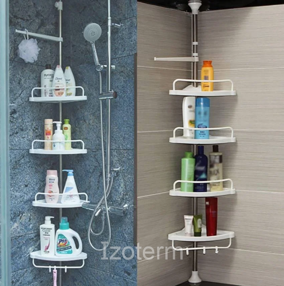 

Угловая полка для ванной комнаты Multi Corner Shelf Стойка Стелаж