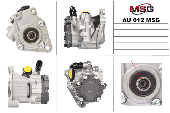 

Насос ГУР AUDI A6 (4F2, C6) QUATTRO 04-05,A4 (8EC, B7) 04-08,A4 AVANT (8E5, B6) 03-04