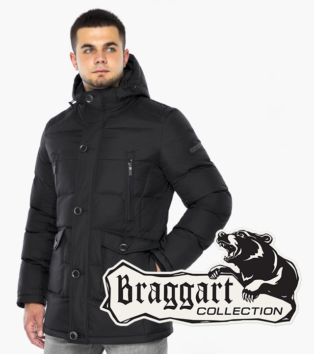 

Braggart Dress Code 24750 | Мужская зимняя куртка черная