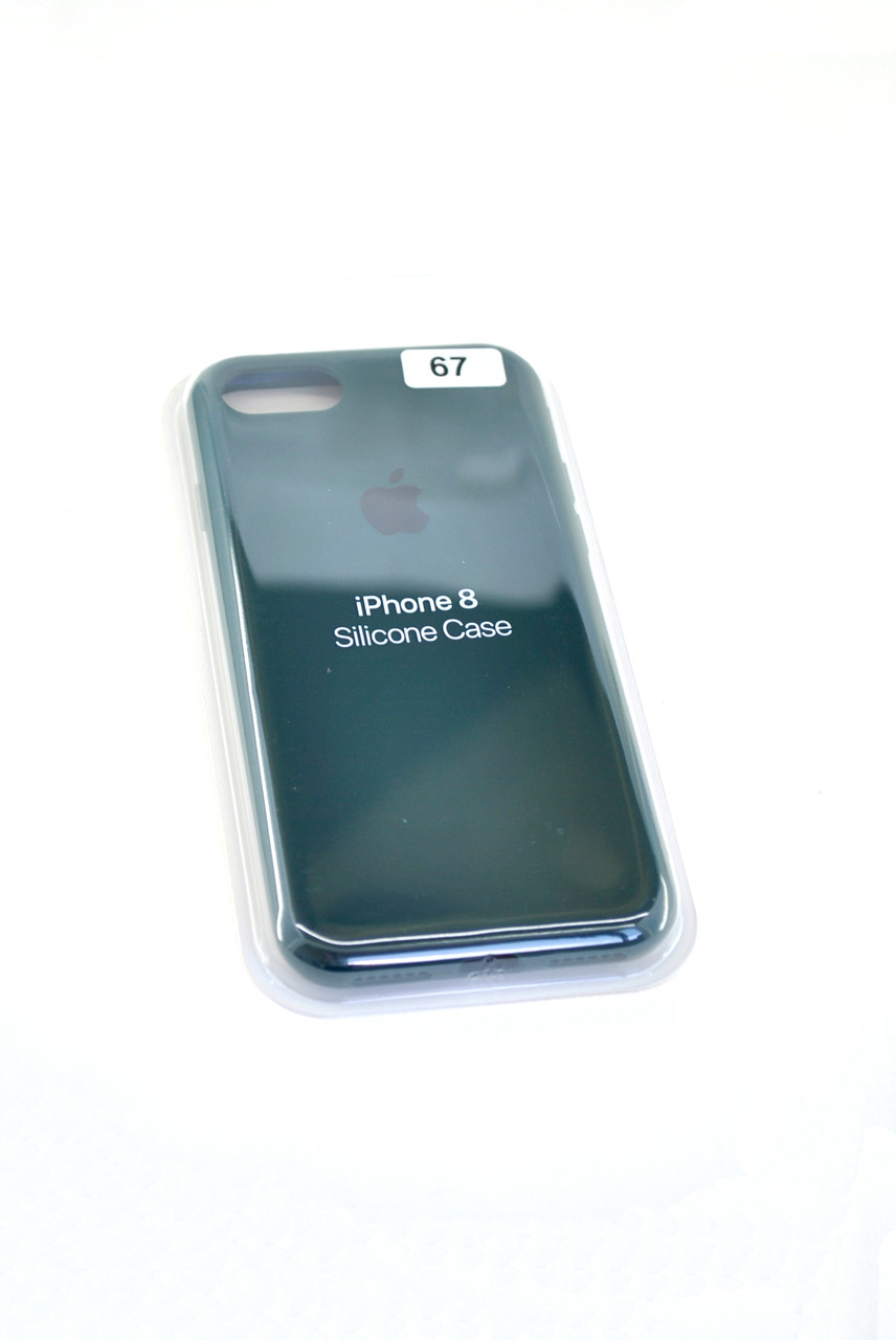 

Чехол iPhone X/XS Silicon Case original FULL №67 moss green - Новый Цвет! (4you)