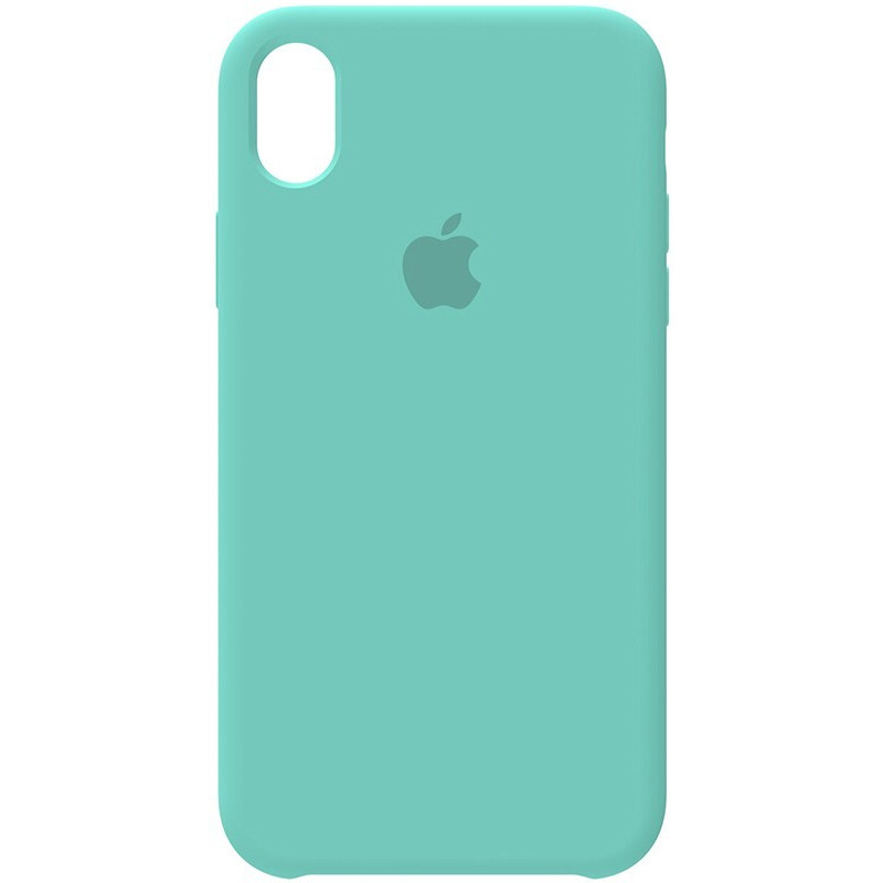 

Чехол Silicone Case (AA) для Apple iPhone XR (6.1"), Бирюзовый / ice blue