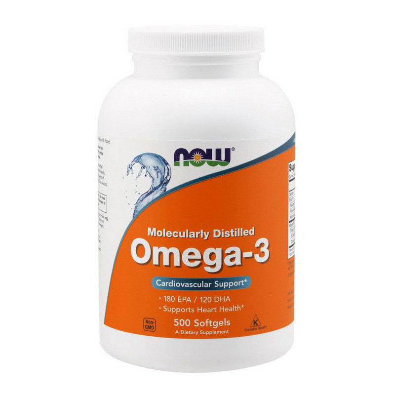 

Омега 3 Now Foods Omega-3 (500 капс) рыбий жир нау фудс