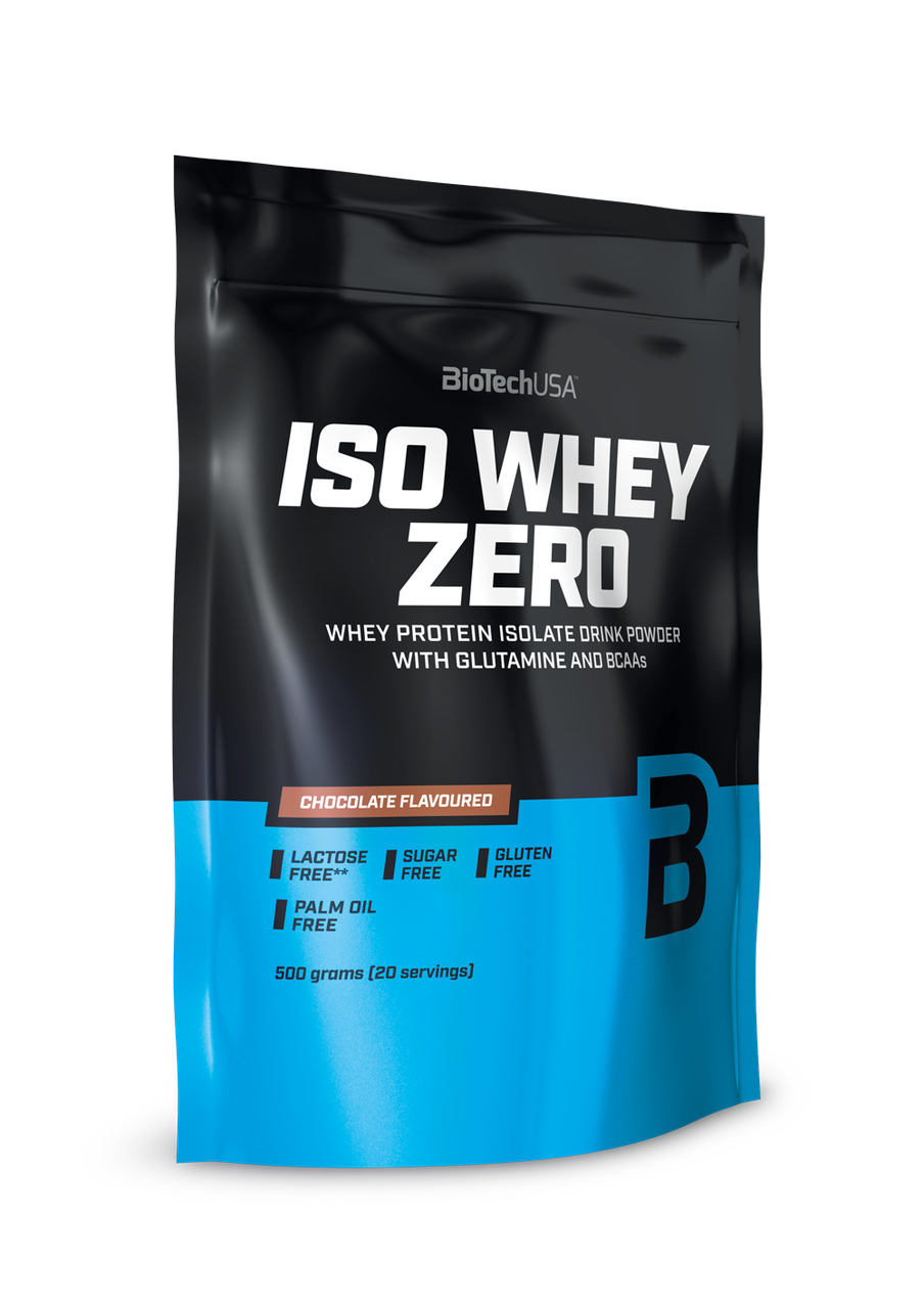 

Сывороточный протеин изолят BioTech Iso Whey Zero (500 г) биотеч изо вей зеро coconut