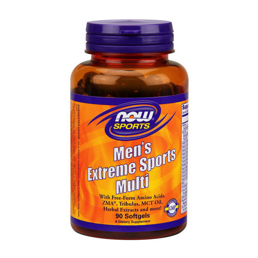 

Витамины для мужчин Now Foods Foods Men's Extreme Sports Multi (90 капс) экстрим спортс мульти