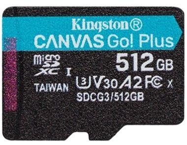 

Карта памяти Kingston Canvas Go Plus 512 GB Class 10 (SDCG3/512GBSP)