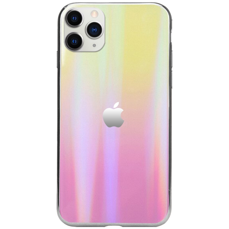 

TPU+Glass чехол Gradient Aurora с лого для Apple iPhone 11 Pro Max (6.5")