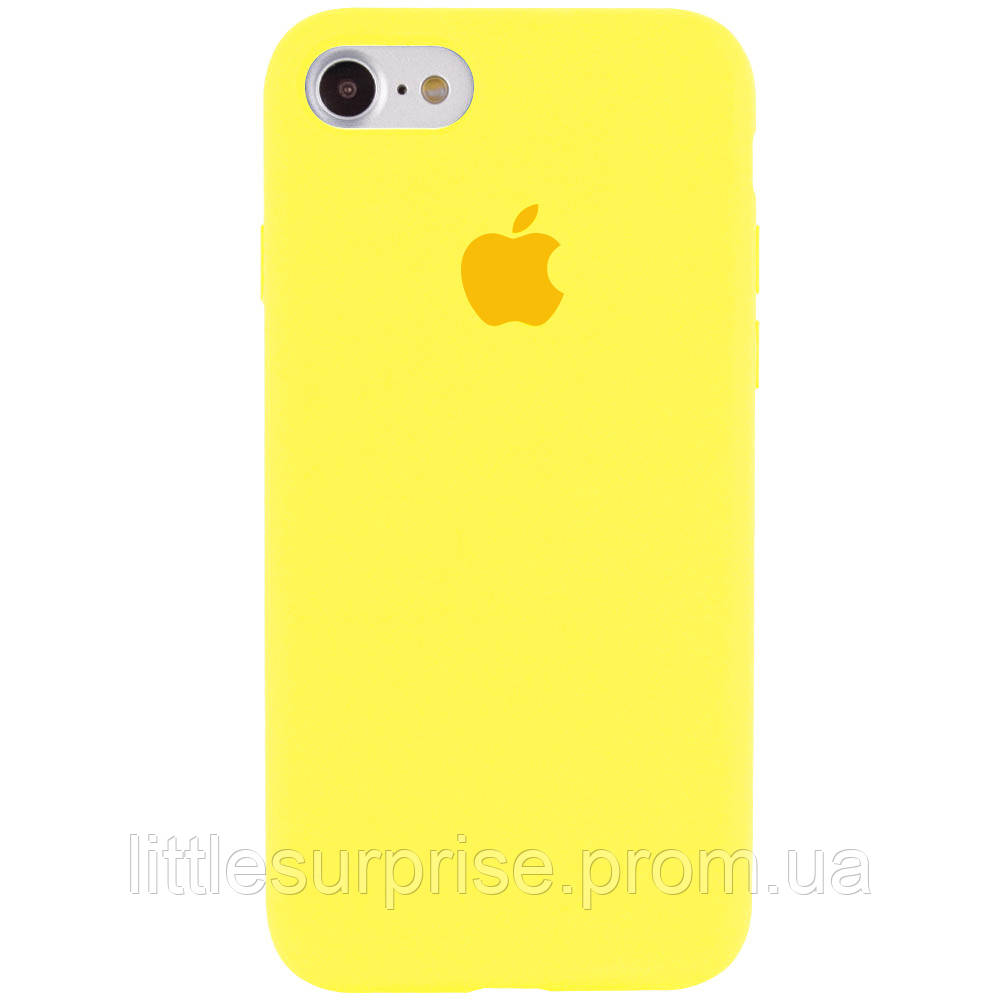 

Чехол Silicone Case Full Protective (AA) для Apple iPhone 7 / 8 / SE (2020) (4.7") (Желтый / Yellow)