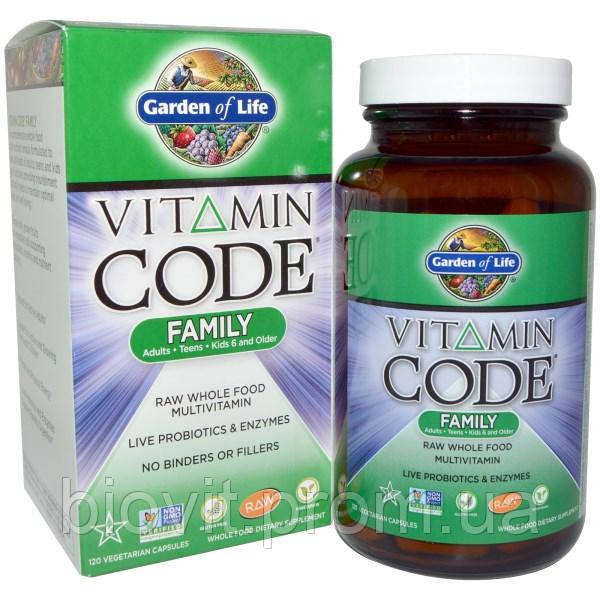 

Витамины для всей семьи (Vitamin Code Family) 120 капсул