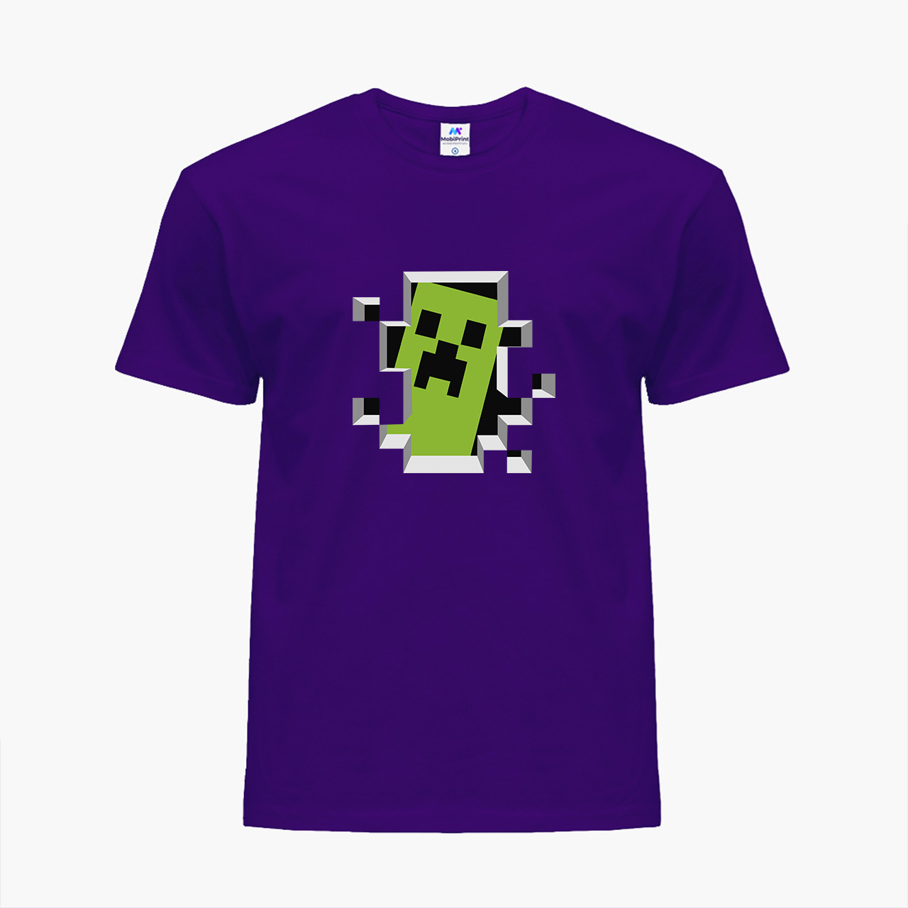 

Детская футболка для мальчиков Майнкрафт (Minecraft) (25186-1709) Фиолетовый 158
