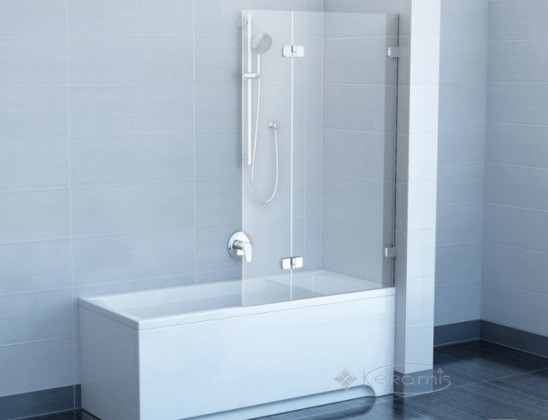 Штора для ванной Ravak CVS2-100L 99x150 стекло transparent (7QLA0100Z1)