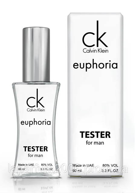 

Тестер мужской Calvin Klein Euphoria Men, 60 мл.( Мужской парфюм Кельвин Кляйн Эйфория )/ Парфюмированная вода