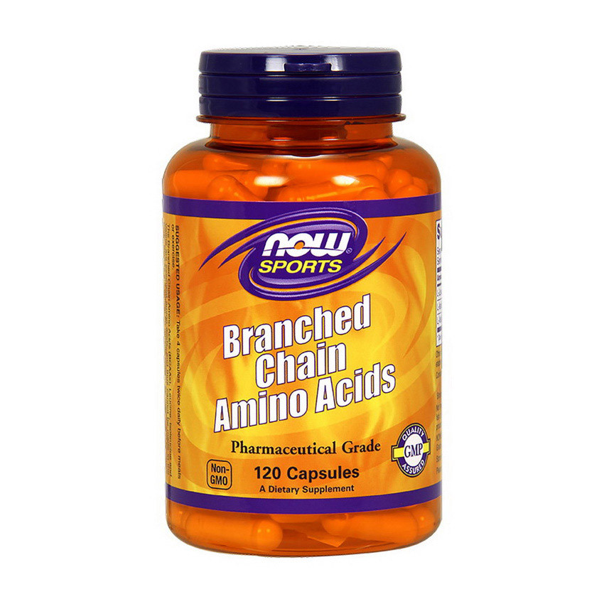 

БЦАА Now Foods Branched Chain Amino Acids (120 капсул) bcaa нау фудс