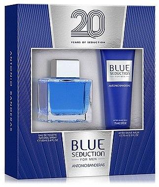 

Мужские духи оригинал подарочный набор Antonio Banderas Blue Seduction set edt(50ml+50ml a/sh balm)