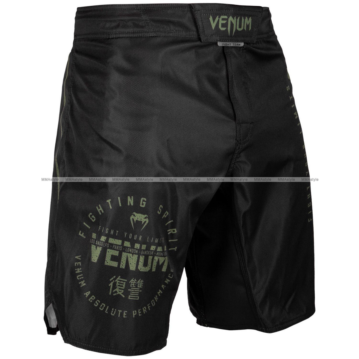 

Шорты для ММА Venum Signature Fightshorts Black Khaki Exclusive, Черный