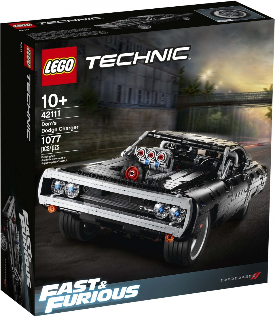 Lego Technic Dodge Charger Доминика Торетто 42111Нет в наличии