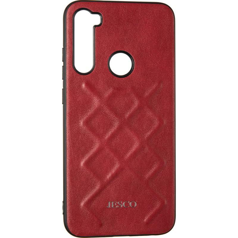 

Jesco Leather Case for Samsung A217 (A21s) Red, Красный