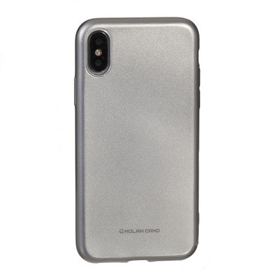 

Силіконовий чохол Molan Shining для Apple iPhone X/XS (Сталевий), Сріблястий