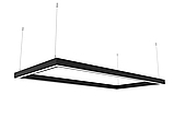 Лінійний світлодіодний світильник Z-LED 180 Вт чорний прямокутник (1240*640), фото 3