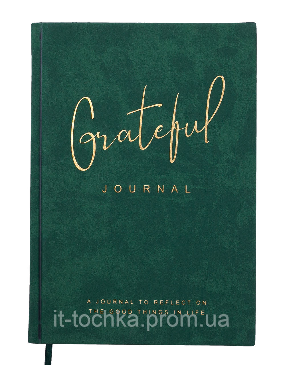 

Блокнот деловой grateful, А5, 96 л., точка, т.-зеленый, иск.кожа bm.295319-16