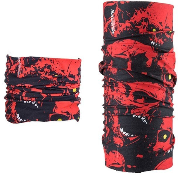 

Многофункциональная повязка Naturehike Magic headscarf NH17T020-J red skull, Красный