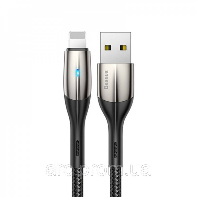 

Кабель Baseus Horizontal USB 2.0 to Lightning 1.5A 2M Черный (CALSP-C01)