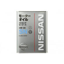 Оригінальне моторне масло NISSAN STRONG SAVE X SN 5W-30, 4л.