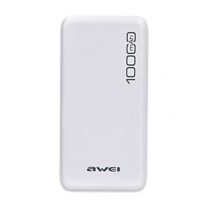 

Внешний аккумулятор Power bank AWEI P28K 10000 Mah батарея зарядка БЕЛЫЙ