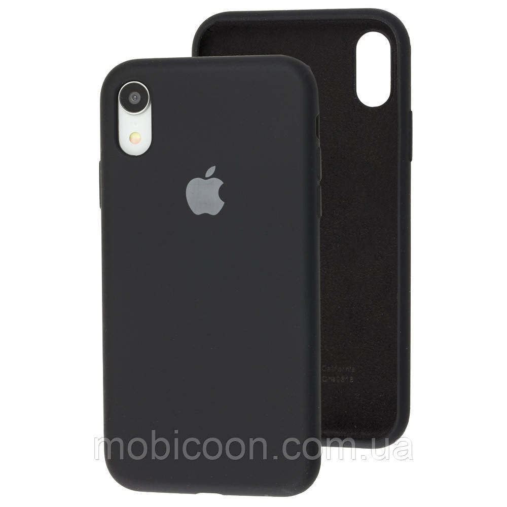 

Чехол Silicone Case full для iPhone XR black, Черный