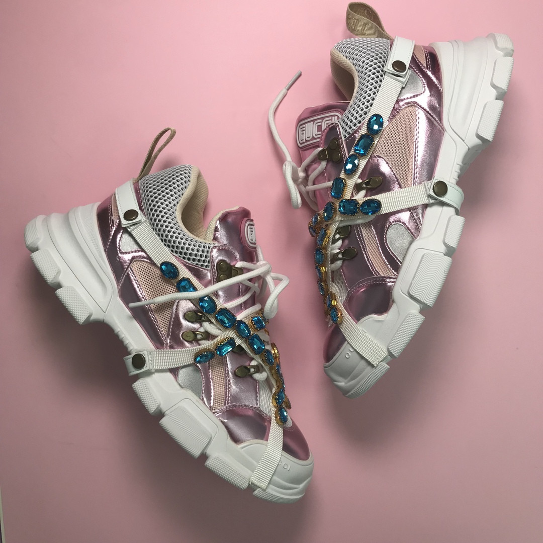 

Gucci Flashtrek Pink White (Белый Розовый)