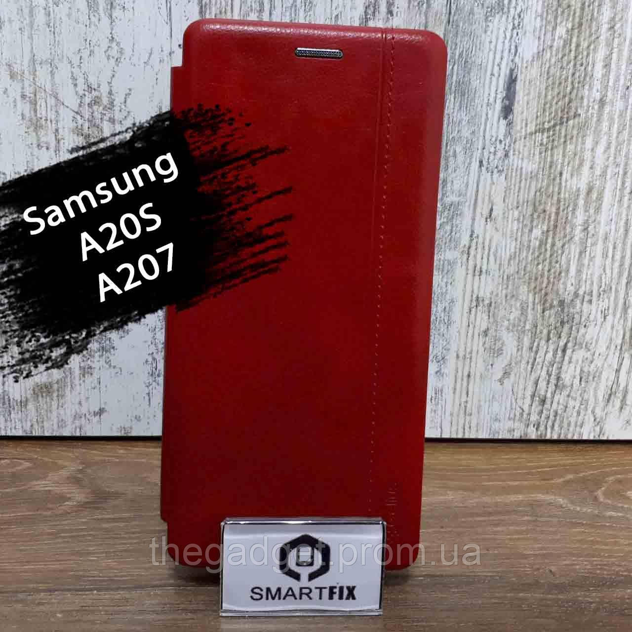Чохол книжка для Samsung A20S / A207 Gelius Червоний