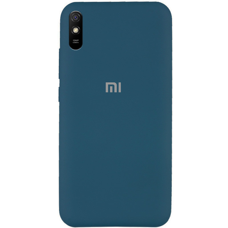 

Чехол Silicone Cover Full Protective (AA) для Xiaomi Redmi 9A Синий / Cosmos Blue