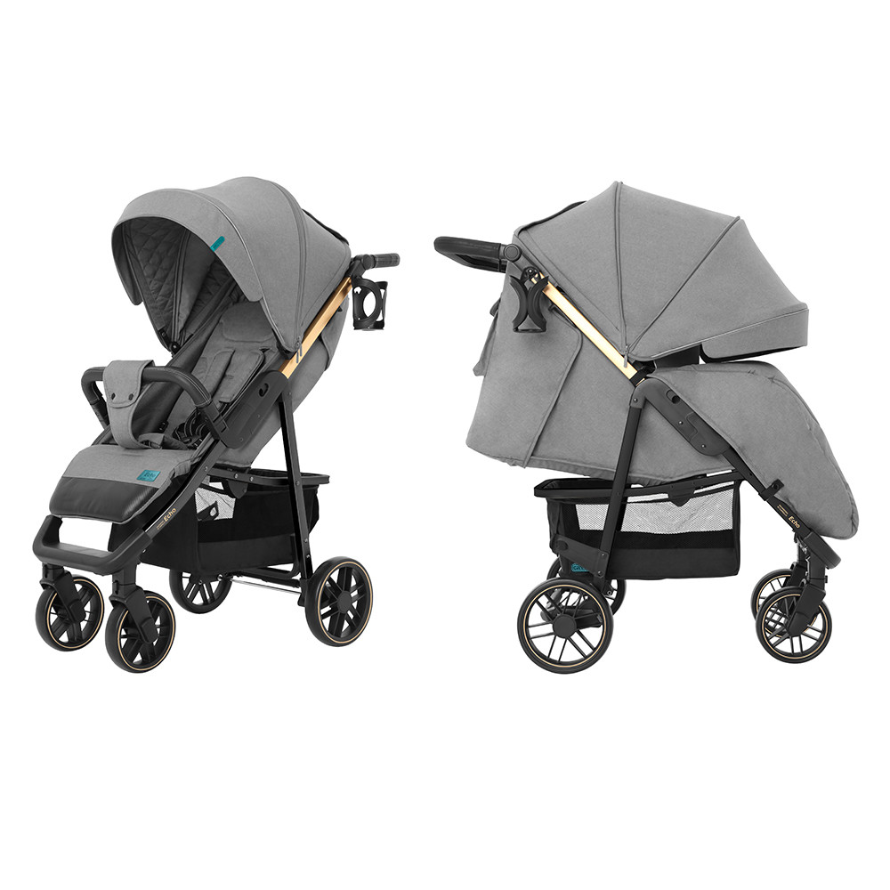

Коляска прогулочная CARRELLO Echo CRL-8508/2 Rhino Gray +дождевик, Серый