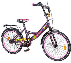 Велосипед двоколісний Explorer 20" (фіолетовий колір)