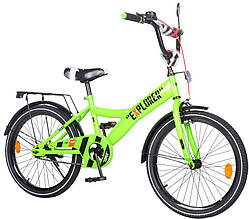 Велосипед двухколесный Explorer 20" (зеленый цвет)