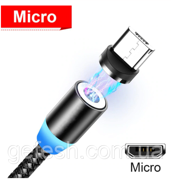 Мини магнитный внешний аккумулятор для iphone micro usb тип c 1200 мач