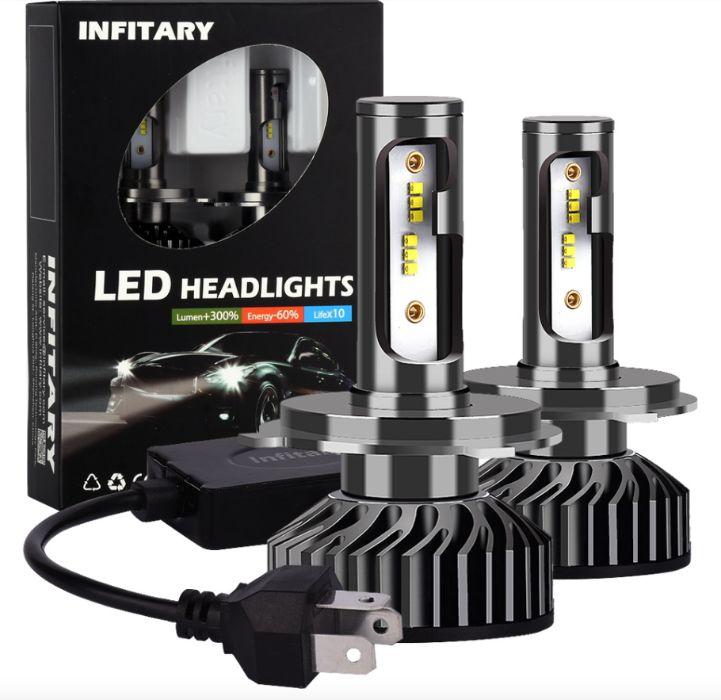 

INFITARY Zes Chip 16000lm міні Авто LED/Лед лампи h1,h3,h4,h7,h8.