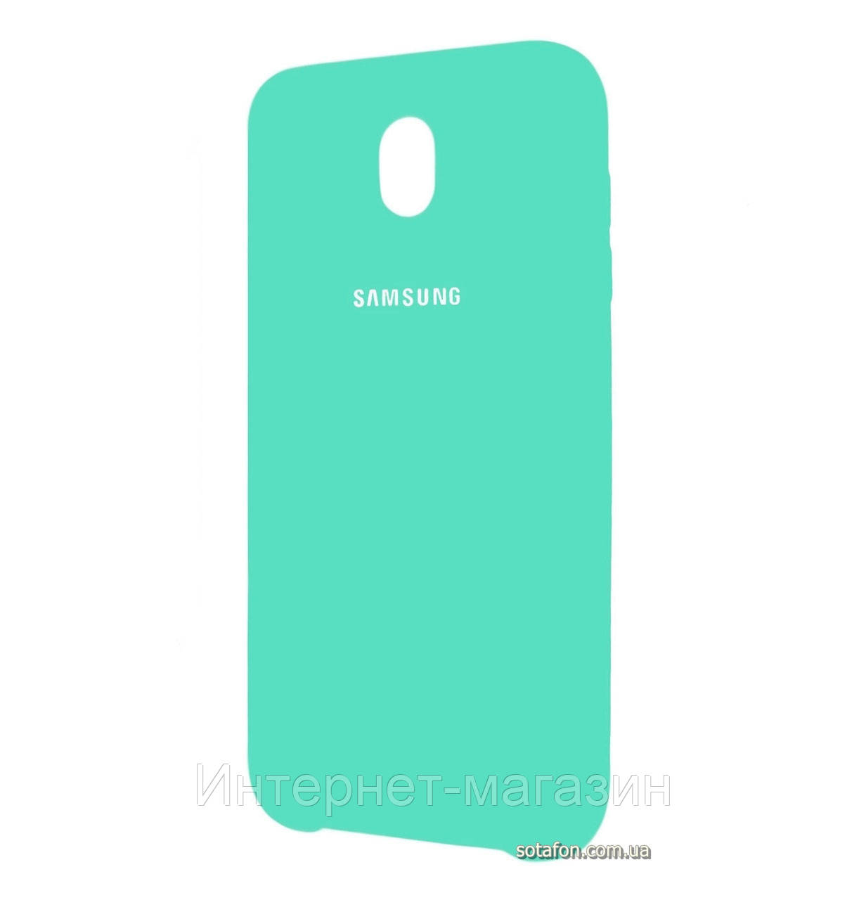 

Чехол-накладка Original Silicone case на Samsung Galaxy J5 (2017) SM-J530F Mint, Ментоловый