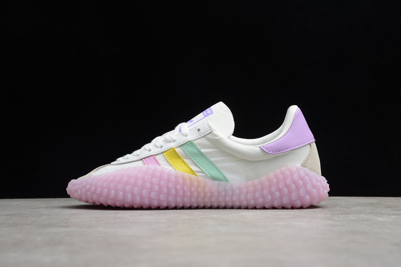 

Кроссовки женские Adidas Country x Kamanda / ADM-3642 (Реплика), Белый