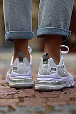 Кросівки жіночі Nike Air Max 270 React White білі ((на стилі)), фото 2