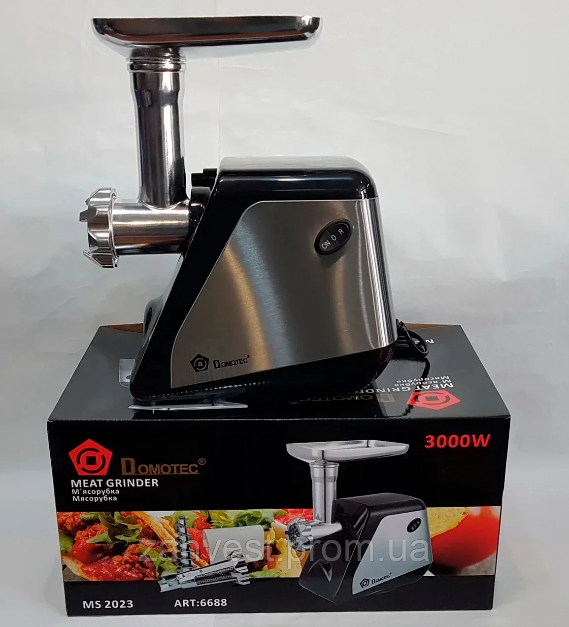 

Мясорубка электрическая Domotec 2800 Вт (MS 2023)