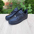 Кросівки жіночі Nike Air Force чорні ((на стилі)), фото 3