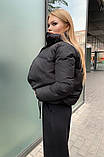 Модная Куртка Женская Короткая Двухсторонняя, фото 8