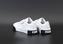 Кросівки Puma жіночі Cali білі з чорним ((на стилі)), фото 2
