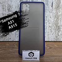 Силиконовый чехол для Samsung A51 / A515 Goospery Синий, фото 1