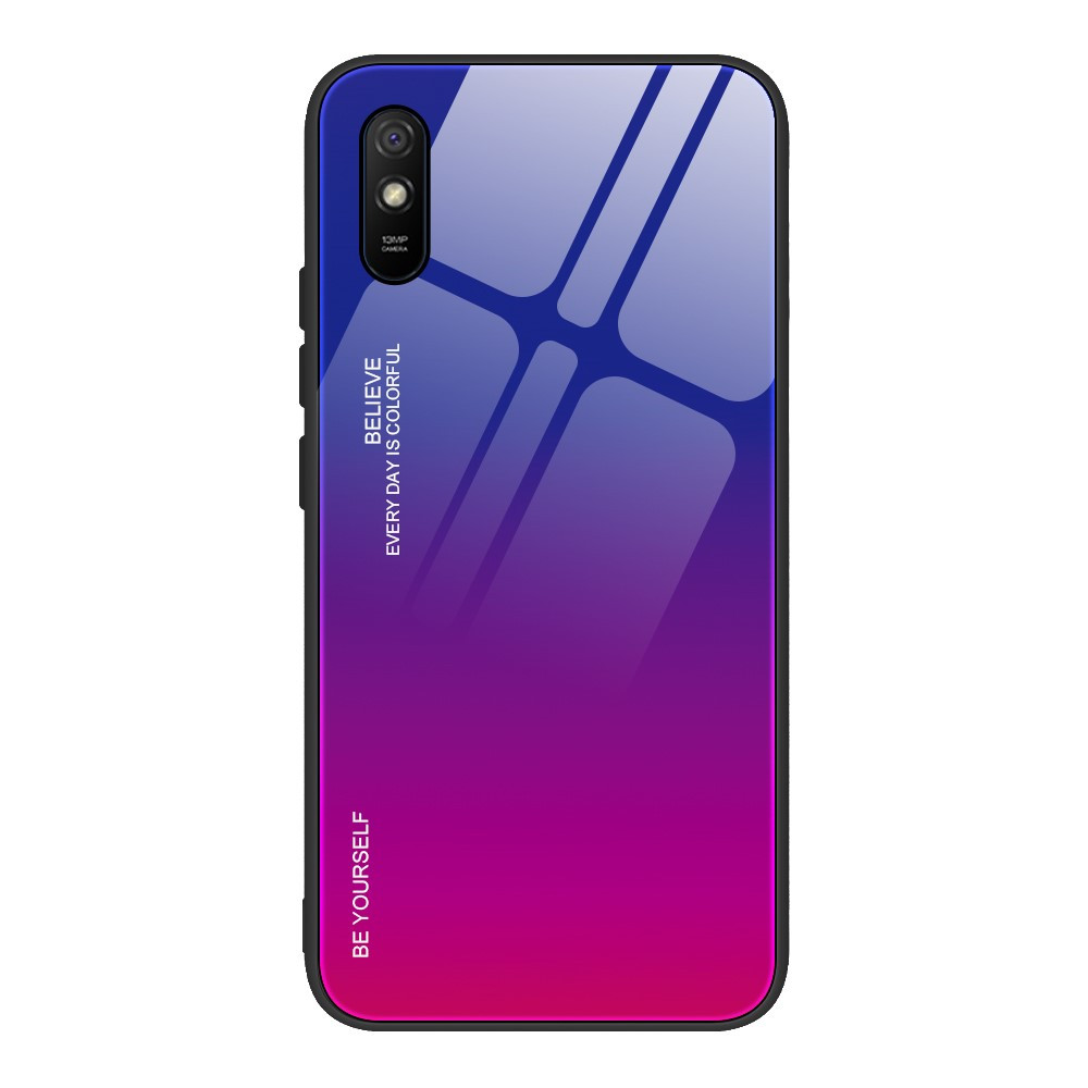 

Чехол для Xiaomi Redmi 9A с зеркальной поверхностью, Градиент, Фиолетовый